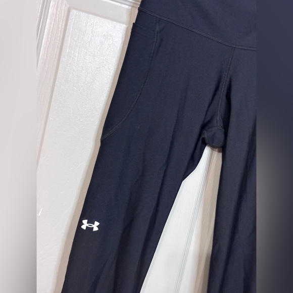 Under Armour HeatGear Compression Pants Women's Medium Black Tights EUC - Picture 2 of 6